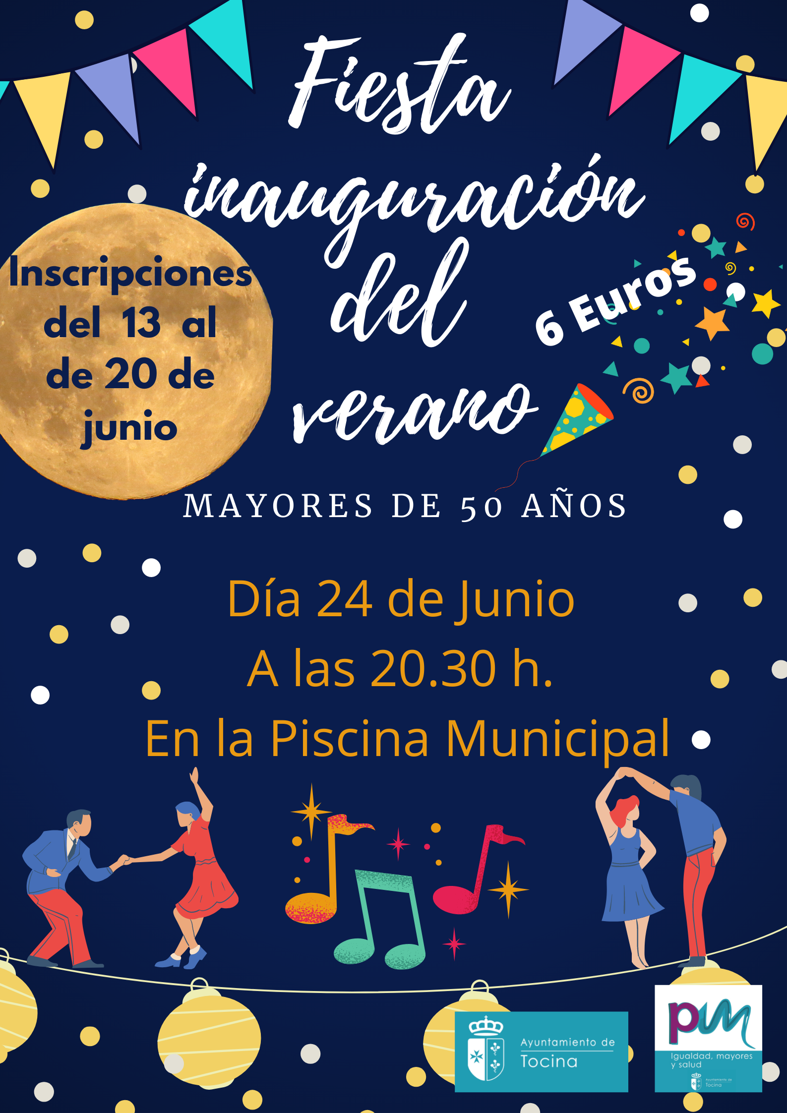 Cartel fiesta verano