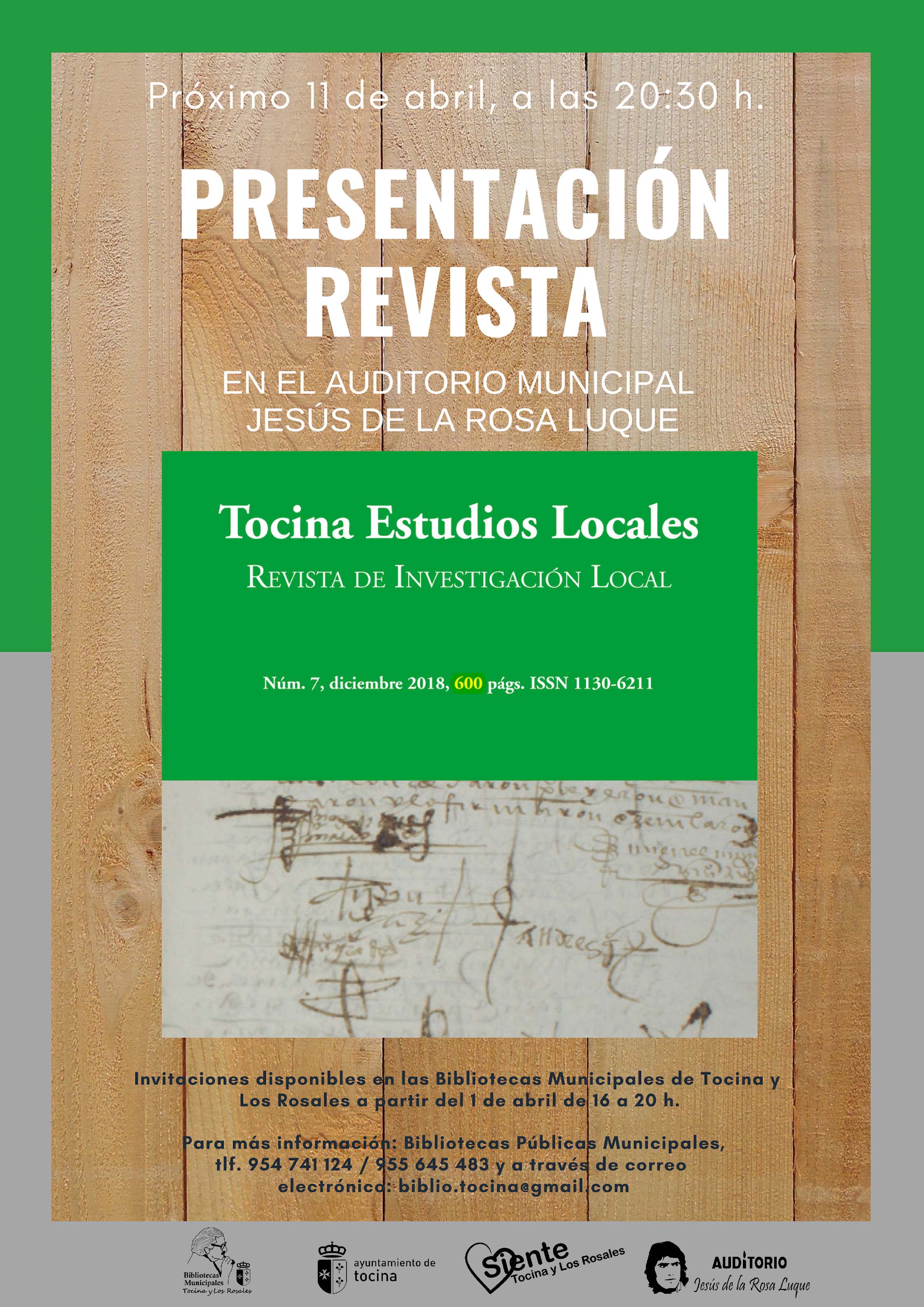 CARTEL REVISTA INVESTIGACIÓN LOCAL