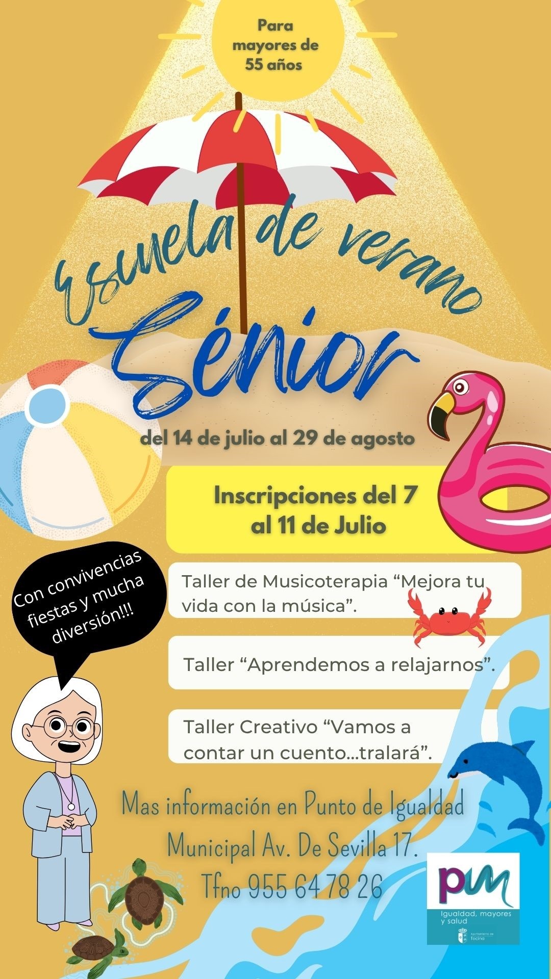 Cartel Escuela de Verano Senior