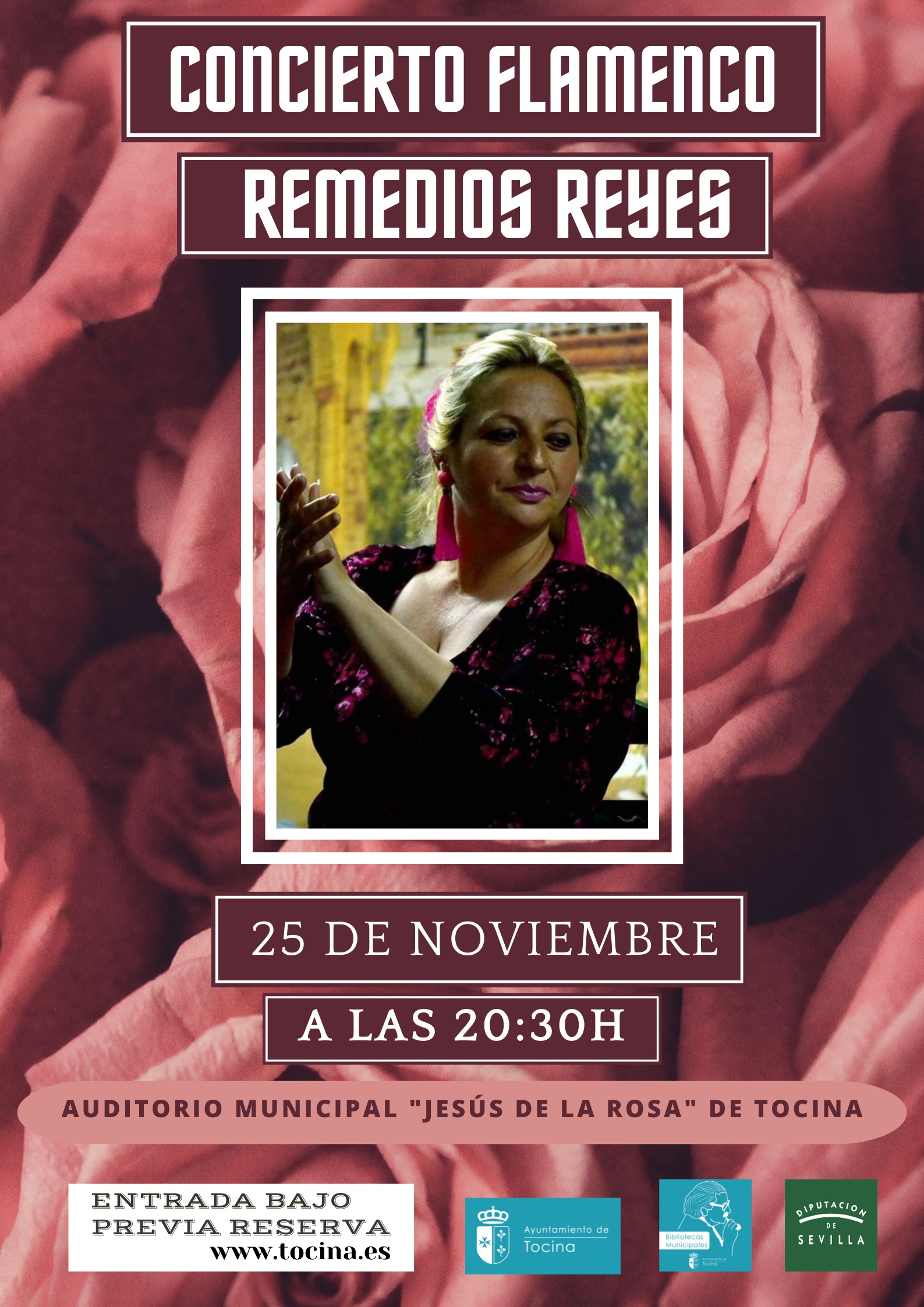 Cartel. Concierto Remedios Reyes