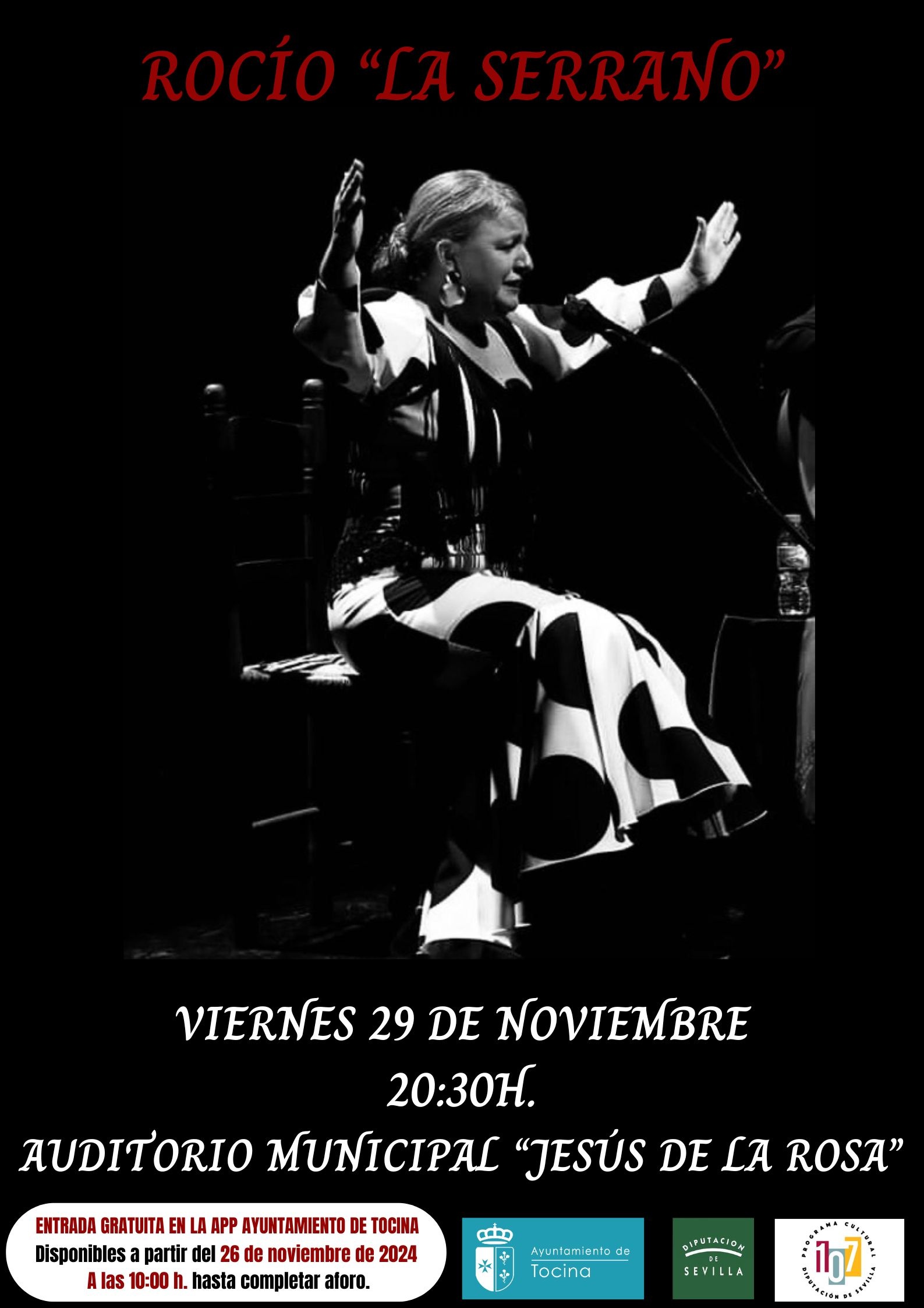 20241121_Cartel_Concierto_RocíoLaSerrano