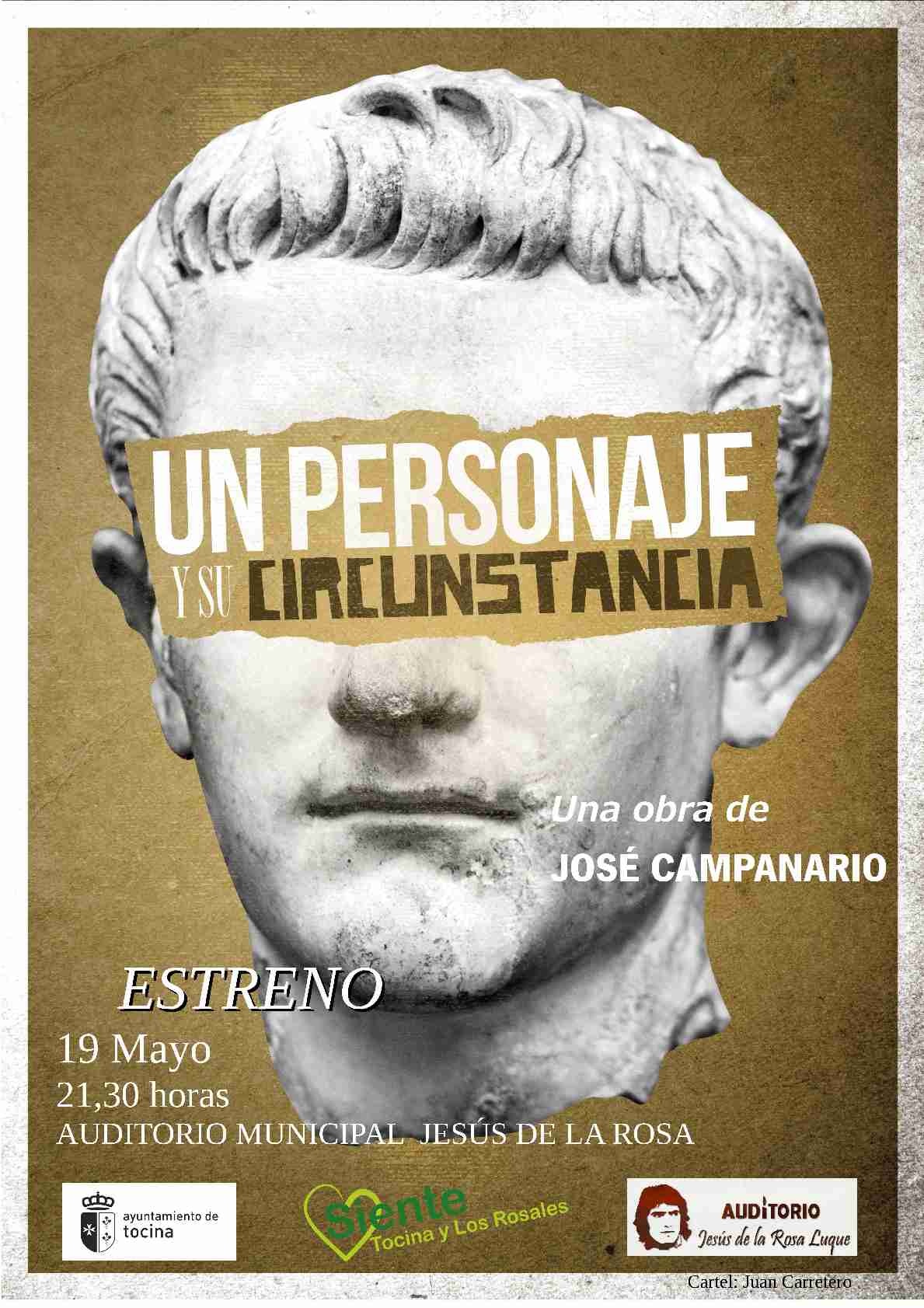 Cartel. Representacion Campanario. Maryo 2018