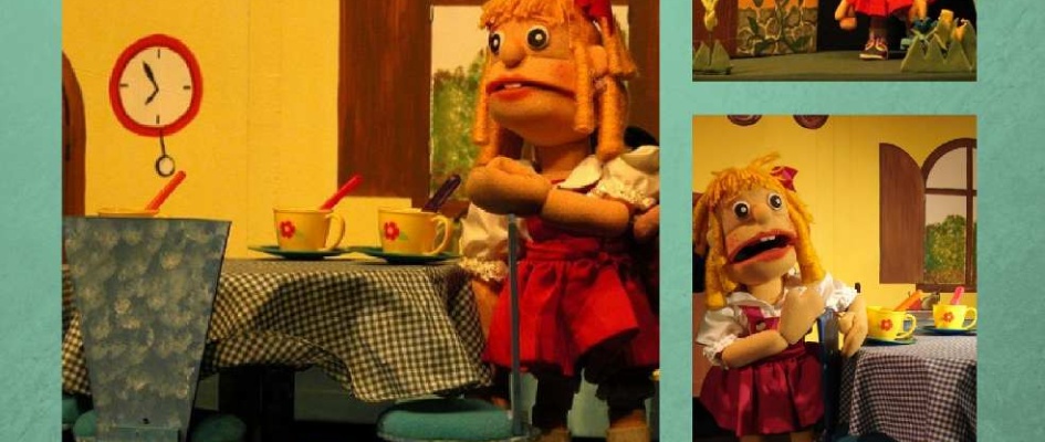 cartel títeres ricitos de oro