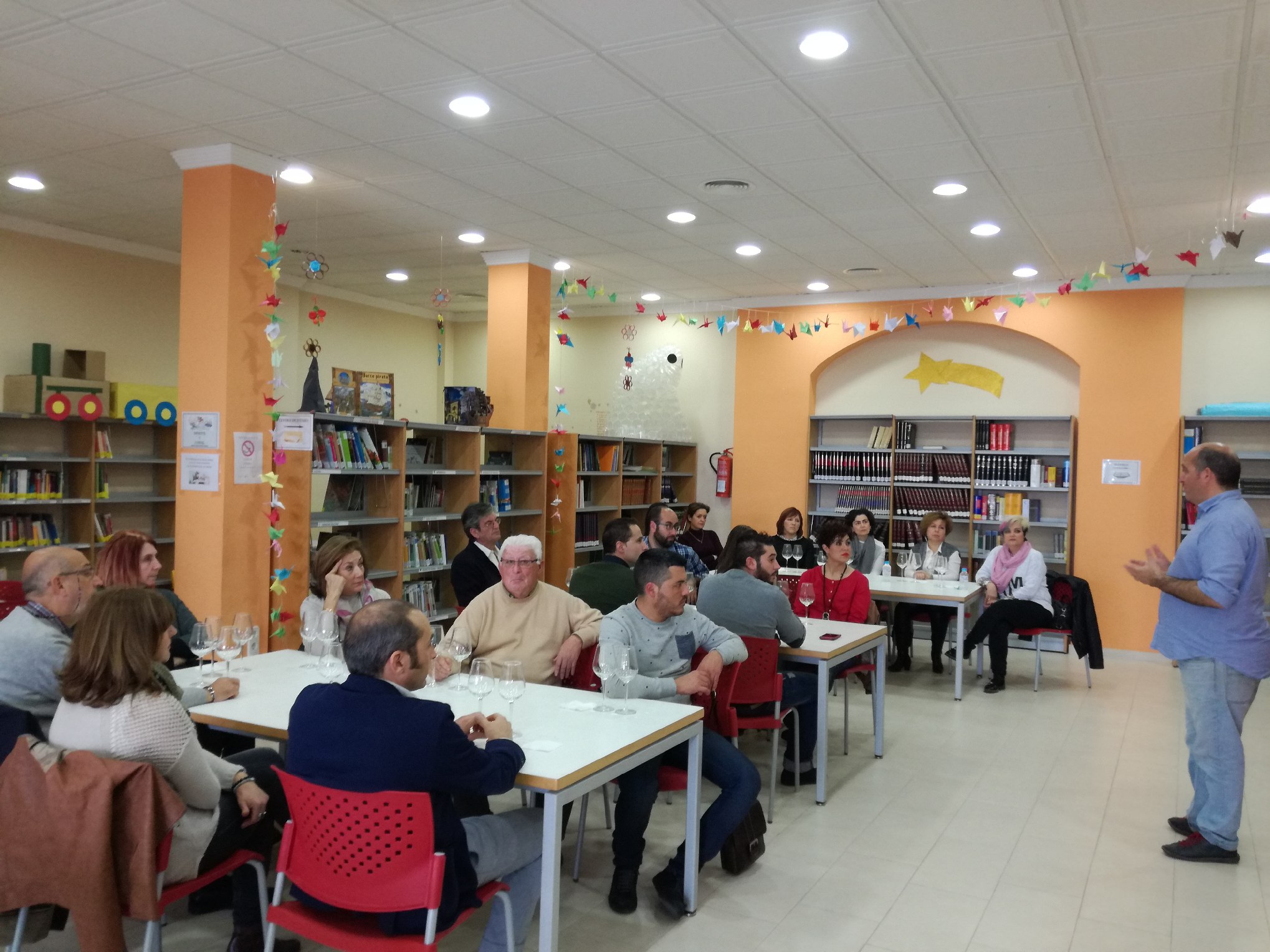 cata de vino, queso y poesía