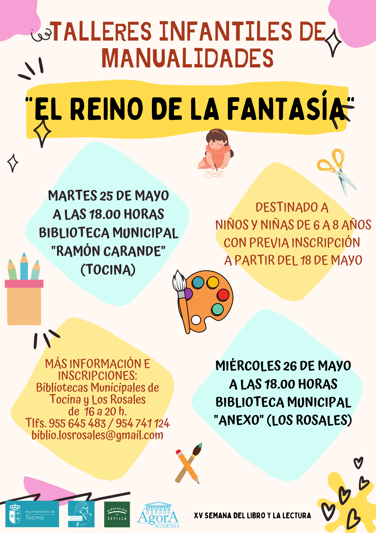 5. Cartel Talleres Infantiles Manualidades