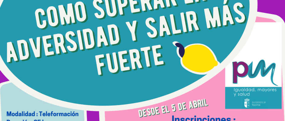 CARTELERIA Tocina RESILIENCIA