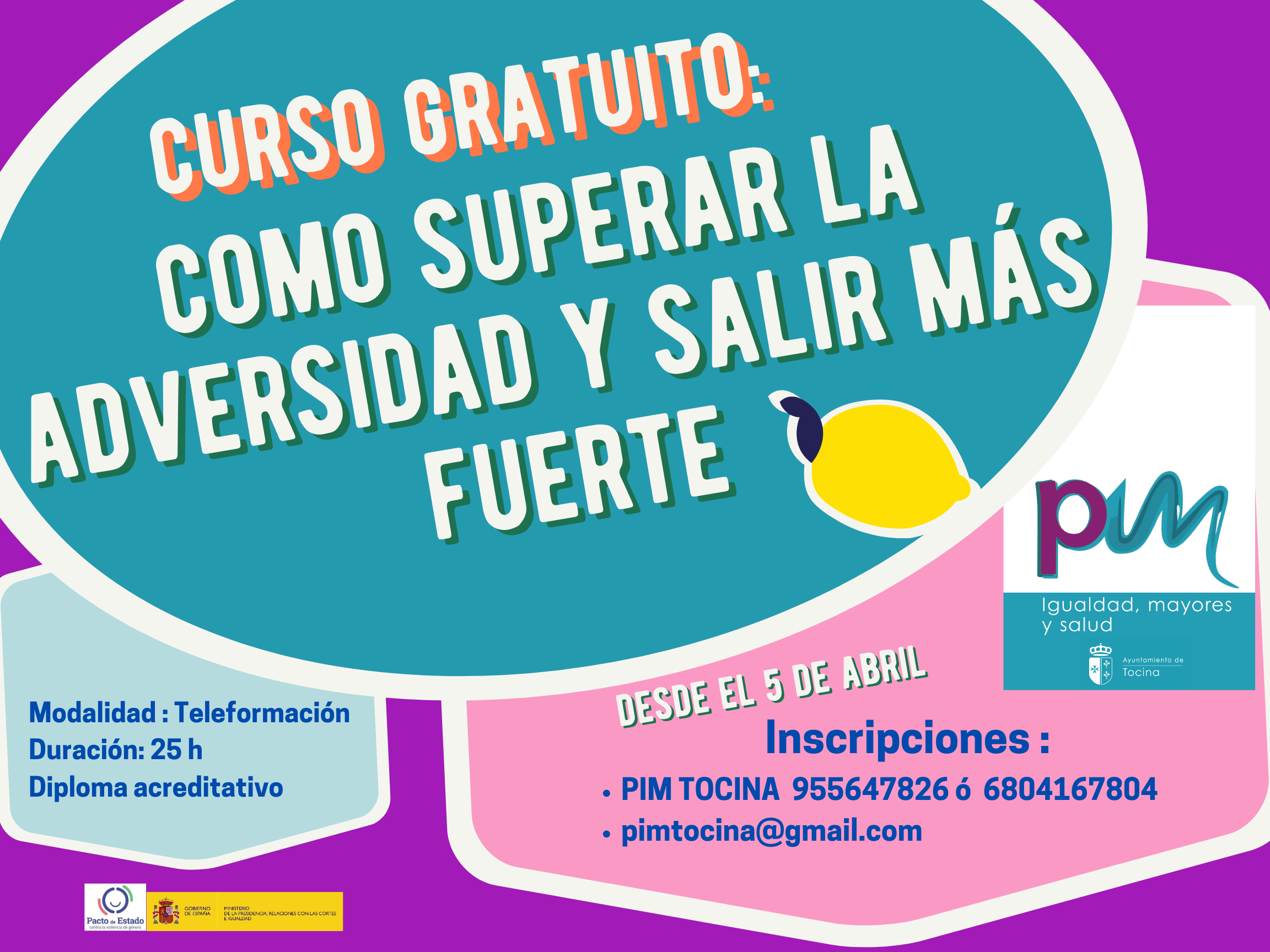 CARTELERIA Tocina RESILIENCIA