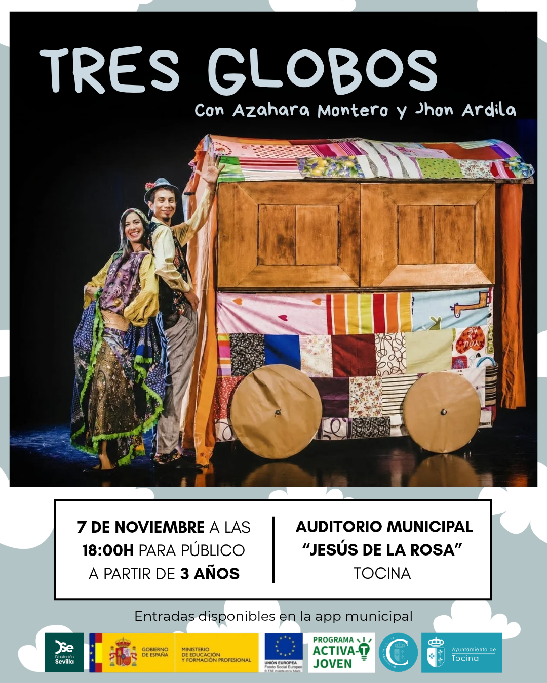 Cartel Tres Globos