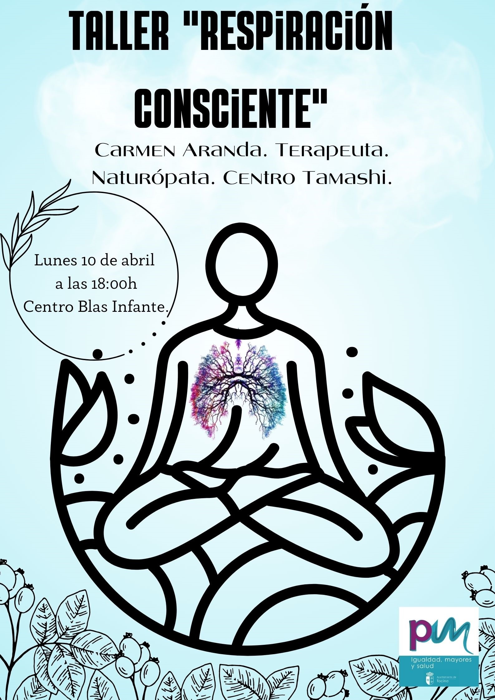 Cartel respiración Carmen