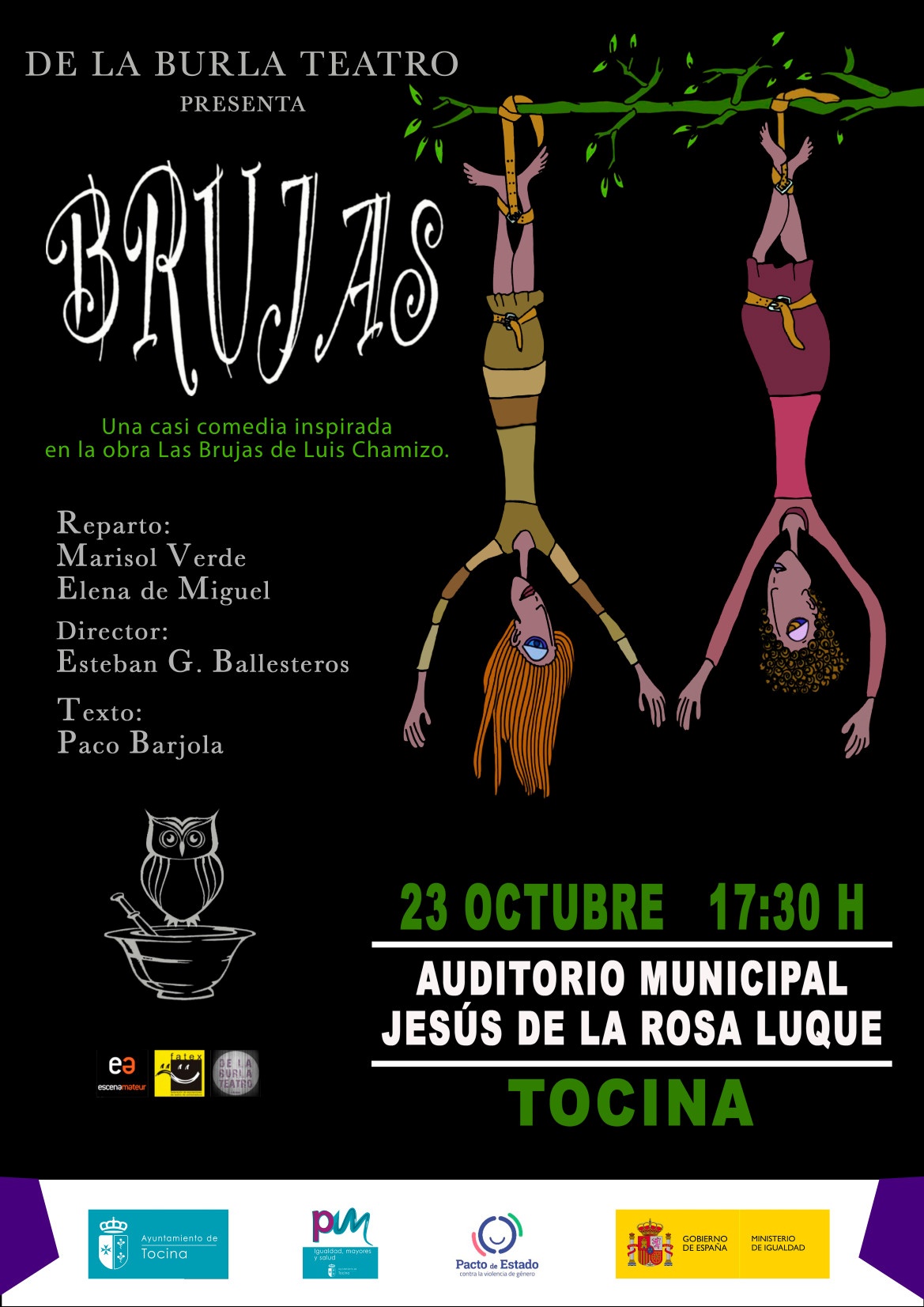 Cartel teatro Brujas