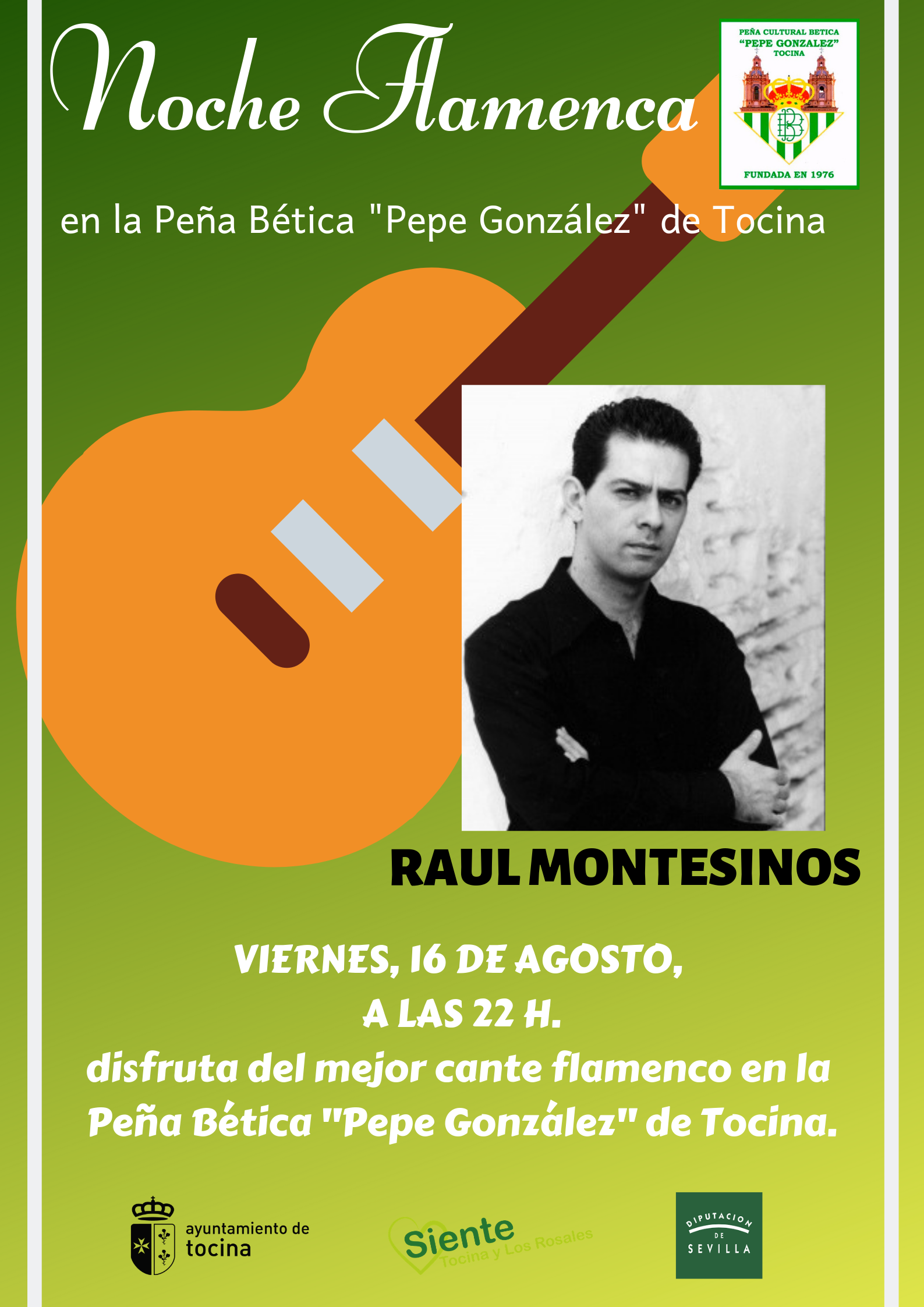 Cartel. Cante Flamenco. Agosto 2019