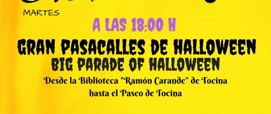 Cartel. Pasacalles Halloween 2017