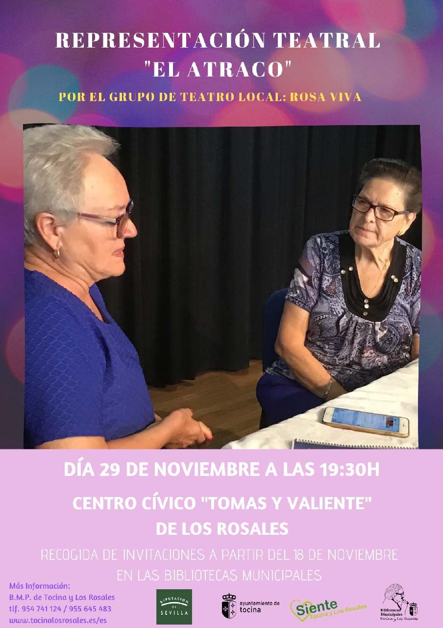 Cartel. Rosa Viva. 29 de Noviembre.