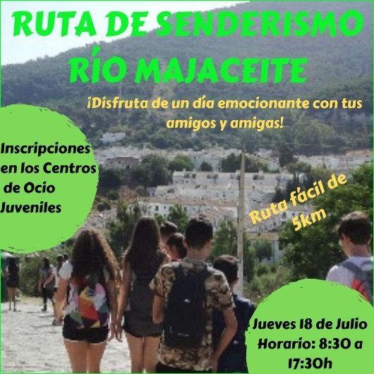 RUTA DE SENDERISMO RI¿O MAJACEITE _veranojoven2019