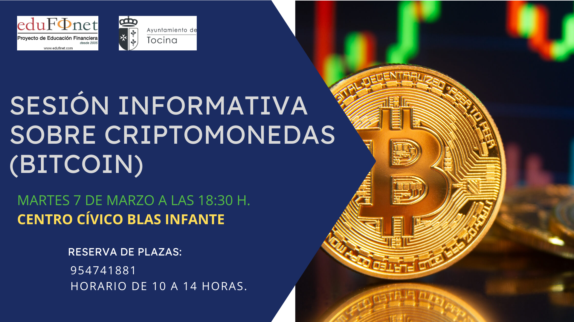 SESIÓN INFORMATIVA SOBRE CRIPTOMONEDAS (BITCOIN)