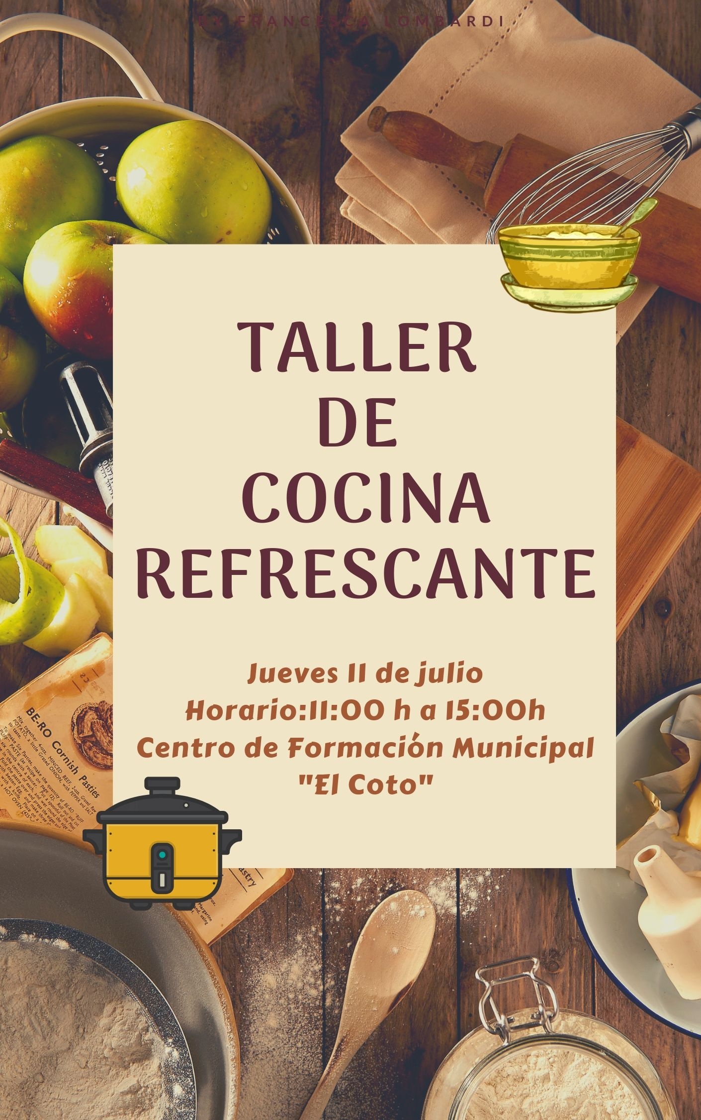 Taller de cocina refrescante