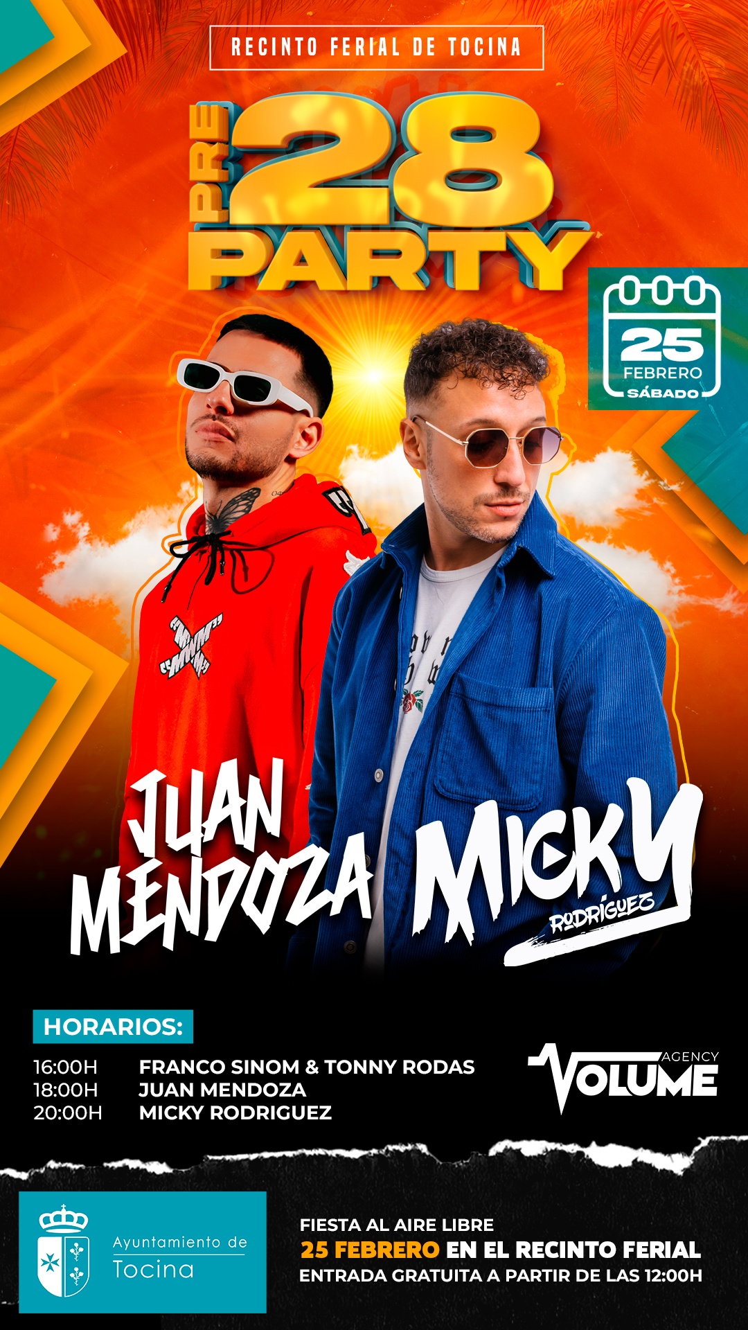 ayuntamiento de tocina pre 28 party 25 feb
