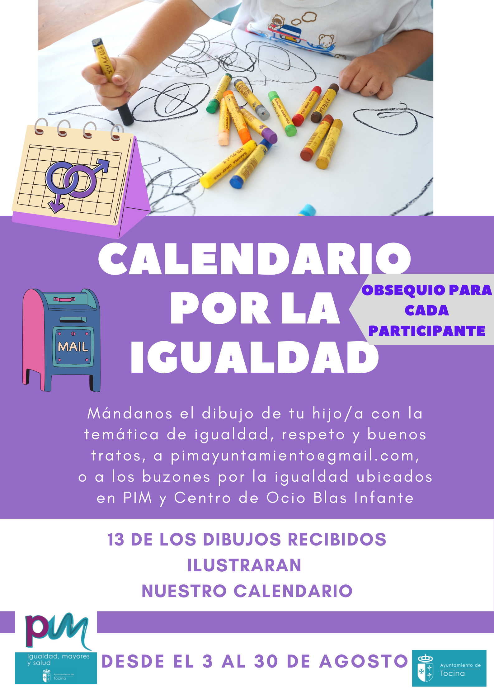 cartel dibujos calendarios