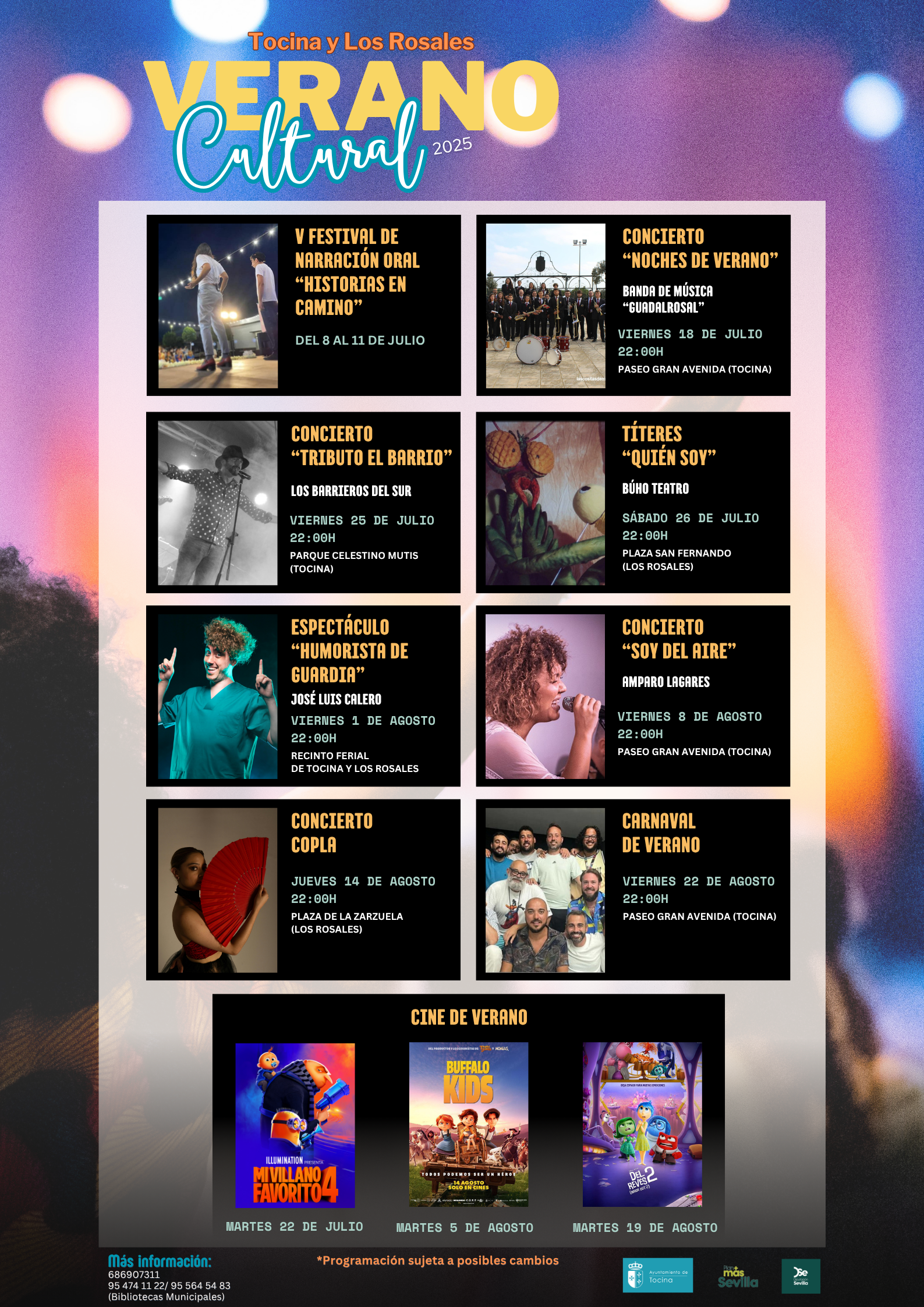 cartel programación verano cambiado